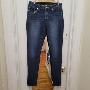 J.Lo Dark Wash Skinny Jeans Casual Classic Date Night Preppy